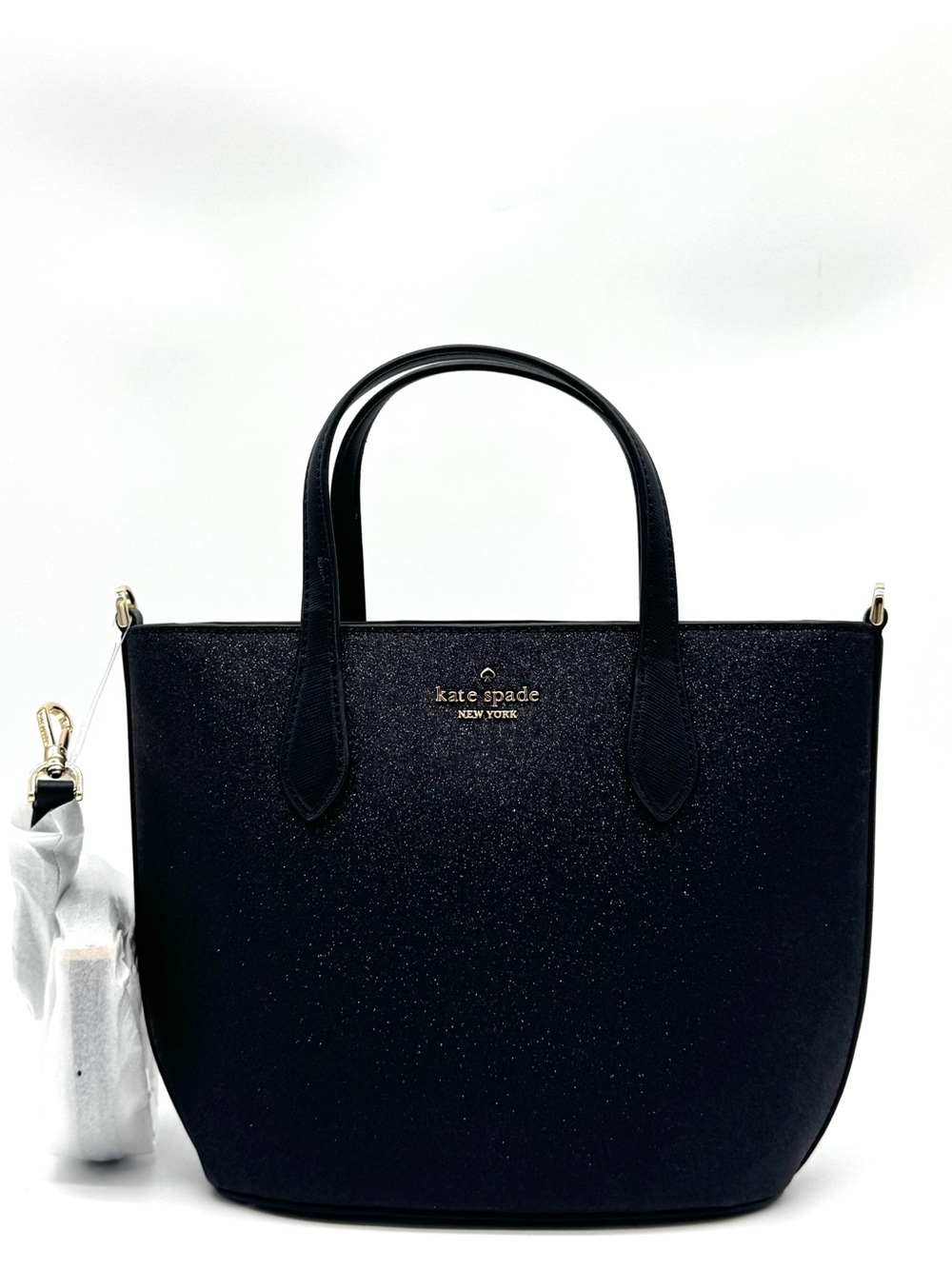 Kate Spade Glimmer Satchel Bag Black
